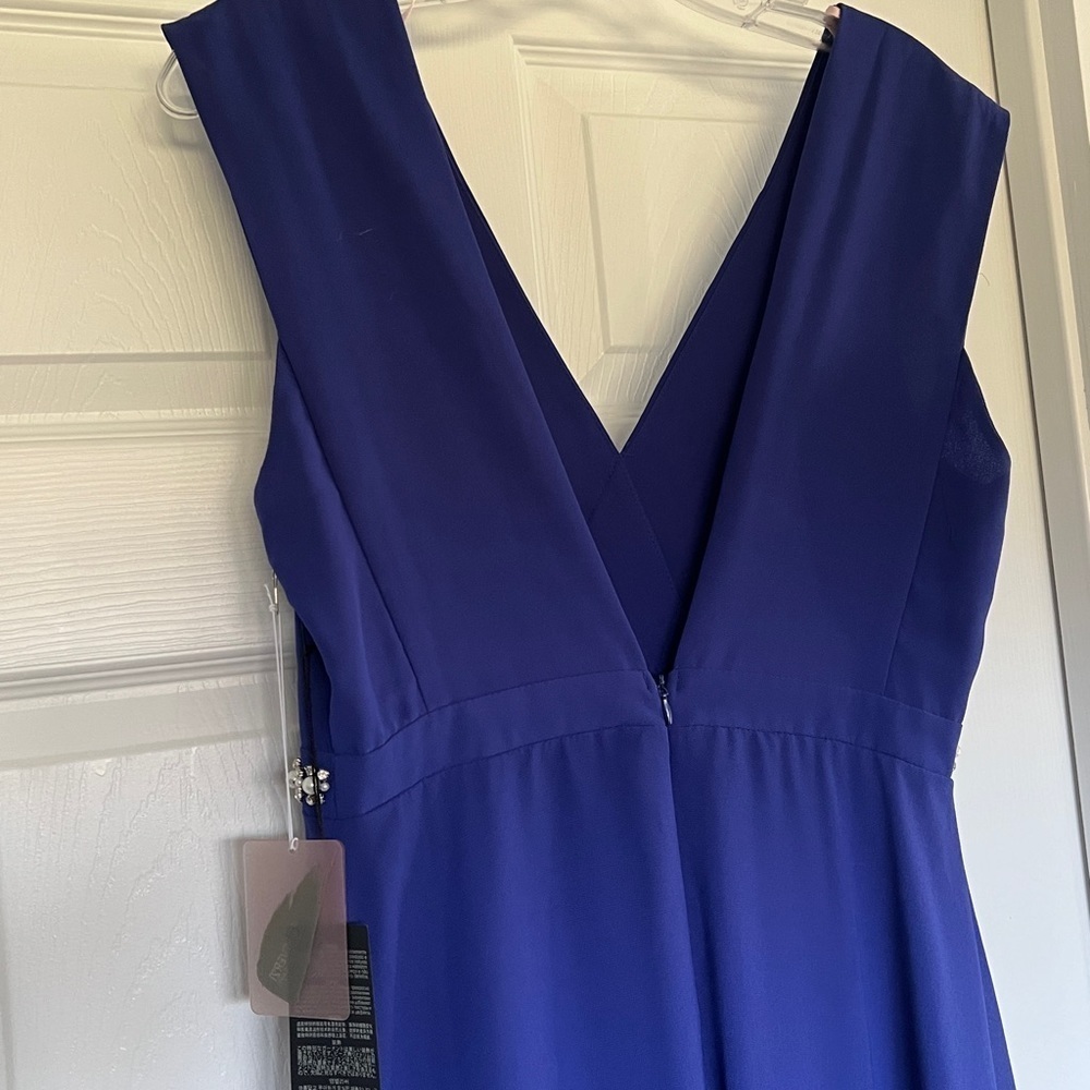 Glam! Beautiful blue semi-formal dress - Size S NWT - Picture 7 of 9